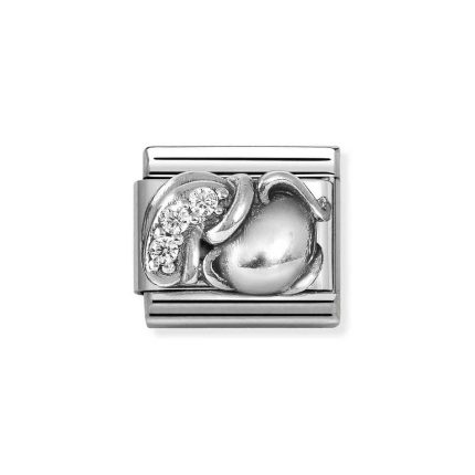 NOMINATION COMPOSABLE CLASSIC LINK AQUARIUS IN STERLING SILVER 330326/11