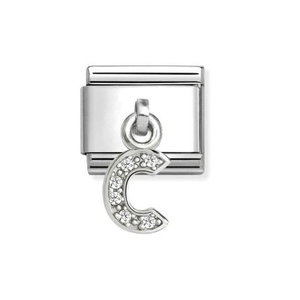 NOMINATION COMPOSABLE CLASSIC LINK LETTER C IN STERLING SILVER 331818/03