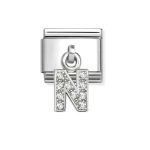 NOMINATION COMPOSABLE CLASSIC LINK LETTER N IN STERLING SILVER 331818/14