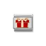 NOMINATION COMPOSABLE CLASSIC LINK RED GIFT BOX IN 9K ROSE GOLD 430202/07