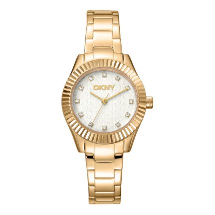 Dkny Chambers Glitz Gold Stainless Steel Bracelet DK1L017M0055
