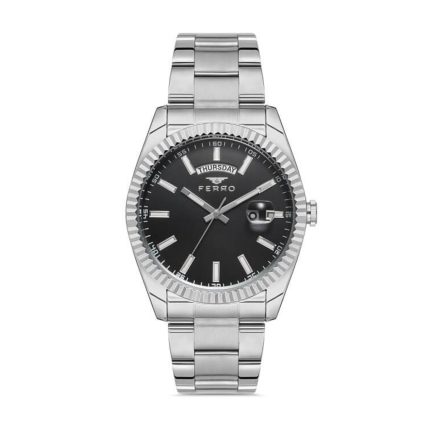 Ferro Silver Stainless Steel Bracelet F11211AWT-A2