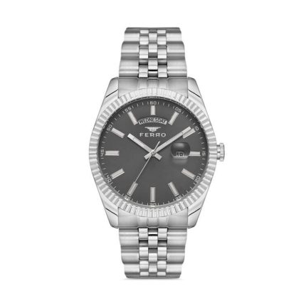 Ferro Silver Stainless Steel Bracelet F11247AWT-A4