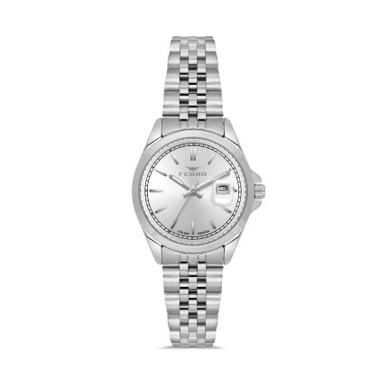 Ferro Silver Stainless Steel Bracelet FL21542AWT-A