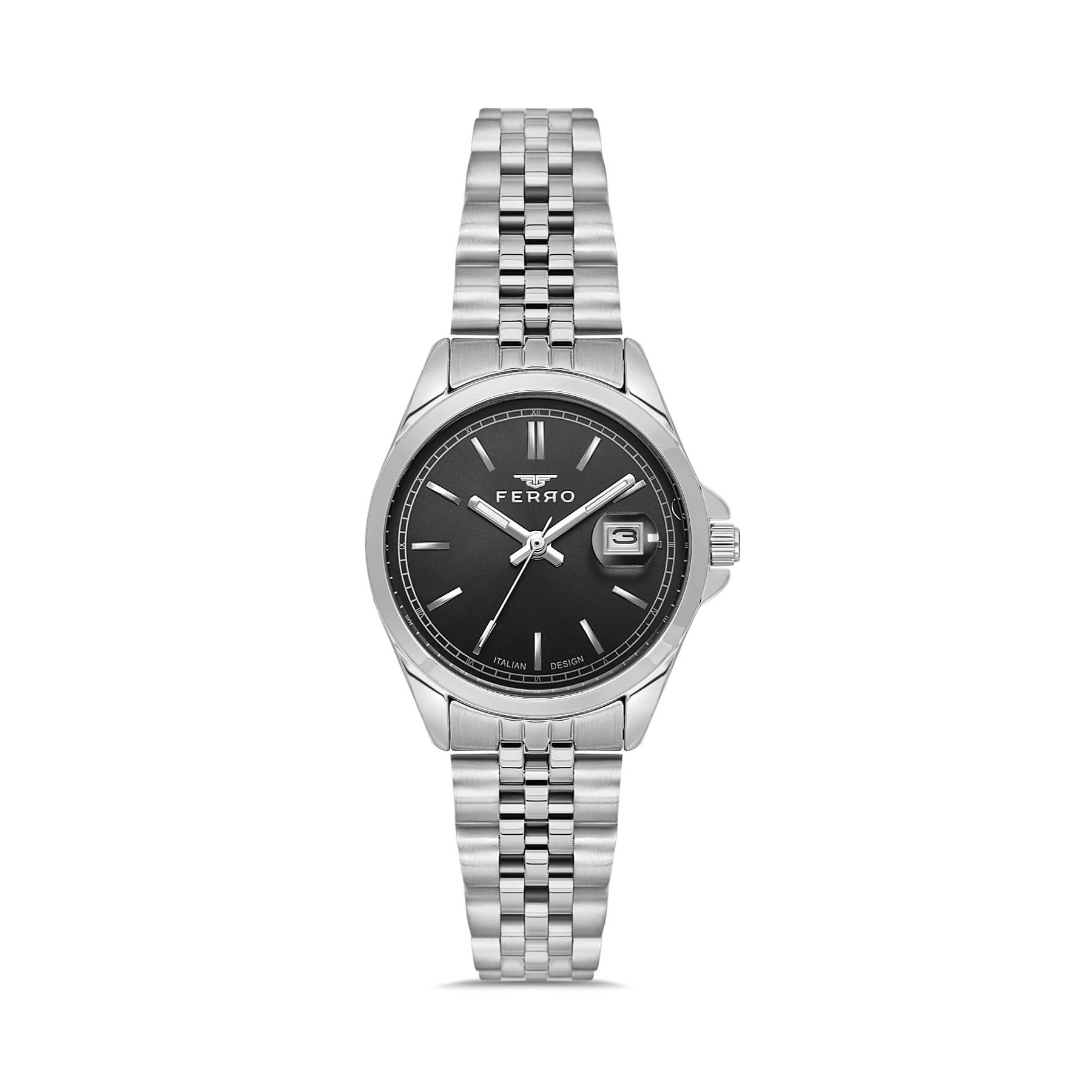 FL21542AWT-A2 Ferro Silver Stainless Steel Bracelet FL21542AWT-A2 - Image 1