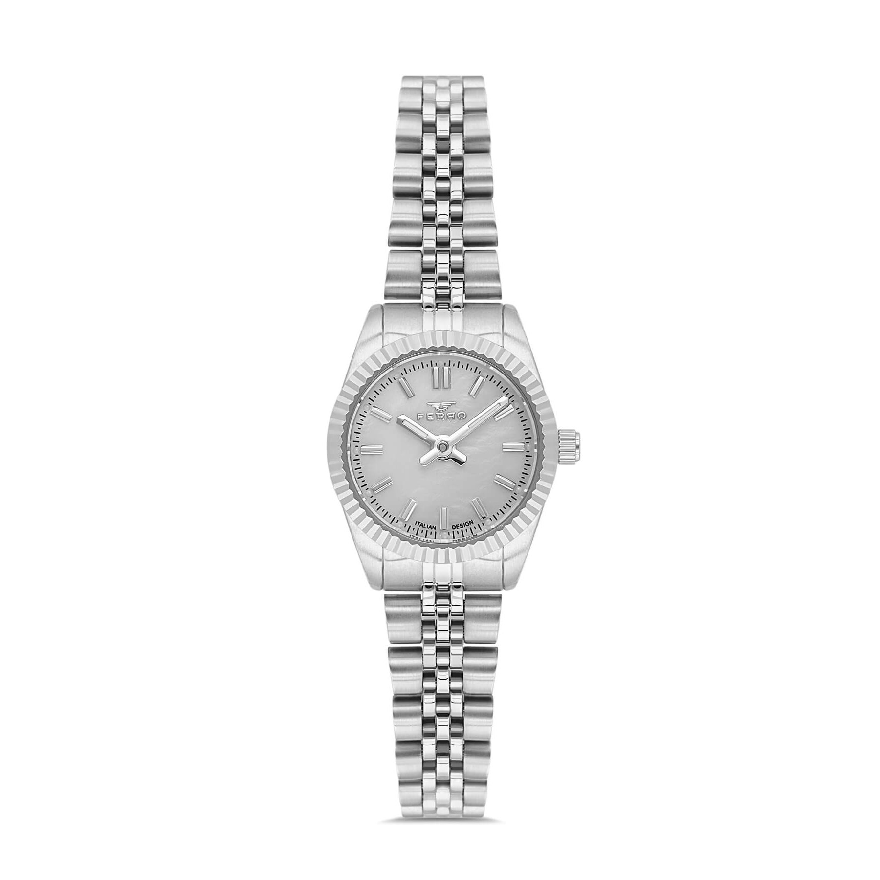 FL21595AWT-A Ferro Silver Stainless Steel Bracelet FL21595AWT-A - Image 1
