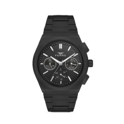Ferro Black Stainless Steel Bracelet FM11452AWT-G