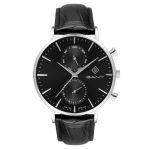 Gant Park Hill Day-Date II Black Leather Strap G121011