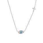 ΚΟΛΙΕ 9 ΚΑΡΑΤΙΑ ΛΕΥΚΟΧΡΥΣΟ ΜΕ ΜΑΤΑΚΙ 0013-KL20530B-9