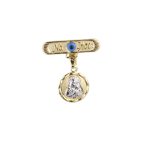 ΠΑΡΑΜΑΝΑ 9 ΚΑΡΑΤΙΑ ΚΙΤΡΙΝΟ ΧΡΥΣΟ ΚΑΙ ΛΕΥΚΟΧΡΥΣΟ ΜΕ ΚΡΕΜΑΣΤΟ ΦΥΛΑΧΤΟ 0023-PA254142