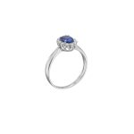 ΔΑΧΤΥΛΙΔΙ ΡΟΖΕΤΑ 18 ΚΑΡΑΤΙΑ ΛΕΥΚΟΧΡΥΣΟ ΜΕ ΔΙΑΜΑΝΤΙΑ ΚΑΙ ΖΑΦΕΙΡΙ 0108-DA257111