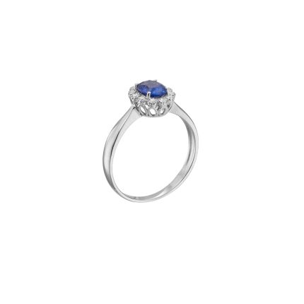 ΔΑΧΤΥΛΙΔΙ ΡΟΖΕΤΑ 18 ΚΑΡΑΤΙΑ ΛΕΥΚΟΧΡΥΣΟ ΜΕ ΔΙΑΜΑΝΤΙΑ ΚΑΙ ΖΑΦΕΙΡΙ 0108-DA257111