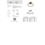 ΔΑΧΤΥΛΙΔΙ ΡΟΖΕΤΑ 18 ΚΑΡΑΤΙΑ ΚΙΤΡΙΝΟ ΧΡΥΣΟ ΜΕ ΔΙΑΜΑΝΤΙΑ ΚΑΙ ΟΒΑΛ ΖΑΦΕΙΡΙ 0065-DA257086