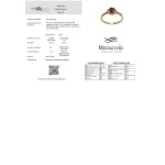 ΔΑΧΤΥΛΙΔΙ ΡΟΖΕΤΑ 18 ΚΑΡΑΤΙΑ ΚΙΤΡΙΝΟ ΧΡΥΣΟ ΜΕ ΔΙΑΜΑΝΤΙΑ ΚΑΙ ΟΒΑΛ ΡΟΥΜΠΙΝΙ 0067-DA257088