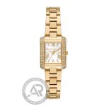 Michael Kors Emery Crystals Gold Stainless Steel Bracelet MK4867