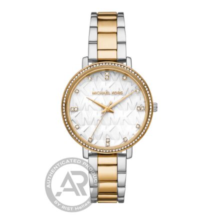 Michael Kors Pyper Crystals Two Tone Stainless Steel Bracelet MK4918