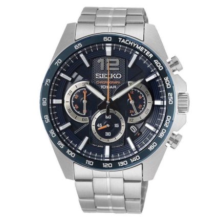 Seiko Conceptual Chronograph Silver Stainless Steel Bracelet SSB345P1
