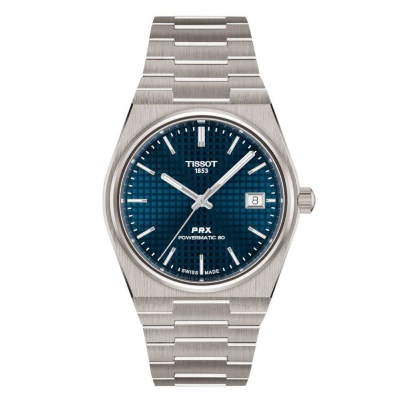Tissot T-Classic PRX Powermatic 80 Automatic Titanium Bracelet T1378074404100