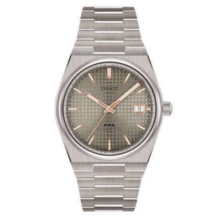 Tissot T-Classic PRX Powermatic 80 Automatic Titanium Bracelet T1378074406100