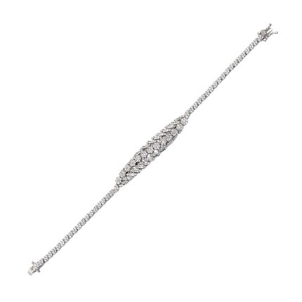 ΝΥΦΙΚΟ ΒΡΑΧΙΟΛΙ ΑΠΟ ΕΠΙΠΛΑΤΙΝΩΜΕΝΟ ΑΣΗΜΙ ΜΕ ΖΙΡΓΚΟΝ BL-B007