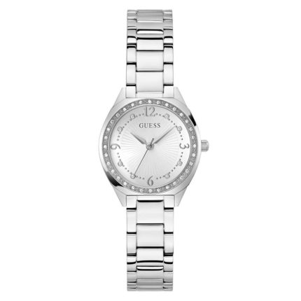 Guess Charlotte Crystals Silver Stainless Steel Bracelet GW0767L1