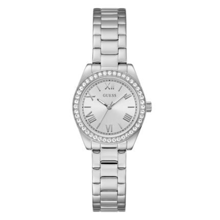 Guess Mini Luna Crystals Silver Stainless Steel Bracelet GW0841L6