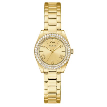 Guess Mini Luna Crystals Gold Stainless Steel Bracelet GW0841L7