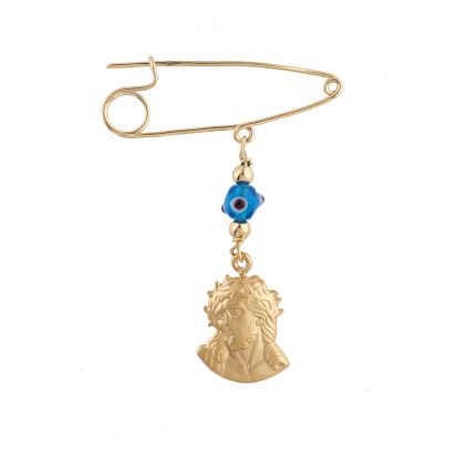 ΠΑΡΑΜΑΝΑ 14 ΚΑΡΑΤΙΑ ΚΙΤΡΙΝΟ ΧΡΥΣΟ ΜΕ ΚΡΕΜΑΣΤΑ ΦΥΛΑΧΤΑ 0071-PA257525