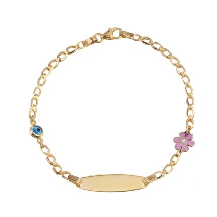 ΒΡΑΧΙΟΛΙ 9 ΚΑΡΑΤΙΑ ΚΙΤΡΙΝΟ ΧΡΥΣΟ ΜΕ ΜΑΤΑΚΙ 0080-BR257537