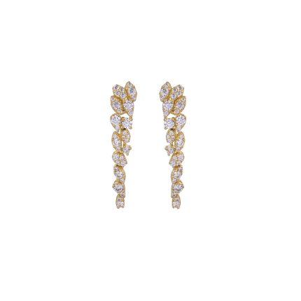 ΝΥΦΙΚΑ ΣΚΟΥΛΑΡΙΚΙΑ ΚΡΕΜΑΣΤΑ ΜΑΚΡΙΑ ΑΠΟ 14 ΚΑΡΑΤΙΑ ΚΙΤΡΙΝΟ ΧΡΥΣΟ ΜΕ ΖΙΡΓΚΟΝ 0025-SK257785