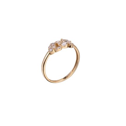 ΔΑΧΤΥΛΙΔΙ 14 ΚΑΡΑΤΙΑ ΚΙΤΡΙΝΟ ΧΡΥΣΟ ΜΕ ΖΙΡΓΚΟΝ 0024-DA257829