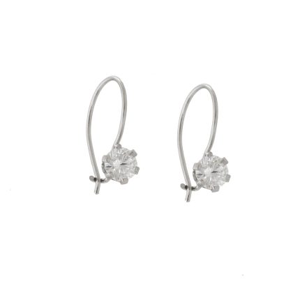 ΣΚΟΥΛΑΡΙΚΙΑ ΑΠΟ 9 ΚΑΡΑΤΙΑ ΛΕΥΚΟΧΡΥΣΟ ΜΕ ΖΙΡΓΚΟΝ 0051-SK90470-5