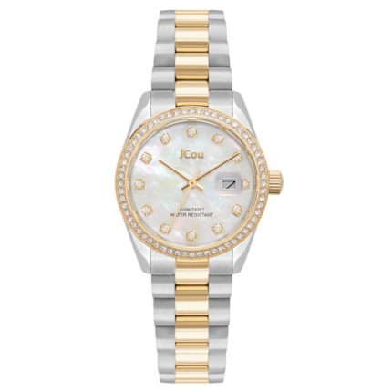 Jcou Iris Crystals Two Tone Stainless Steel Bracelet JU19082-2