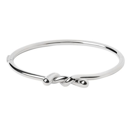 PDPAOLA ΒΡΑΧΙΟΛΙ TWIST BANGLE ΑΠΟ ΕΠΙΠΛΑΤΙΝΩΜΕΝΟ ΑΣΗΜΙ PU02-853-M