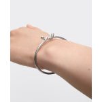 PDPAOLA ΒΡΑΧΙΟΛΙ TWIST BANGLE ΑΠΟ ΕΠΙΠΛΑΤΙΝΩΜΕΝΟ ΑΣΗΜΙ PU02-853-M