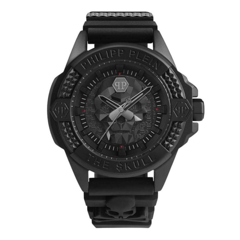 Philipp Plein The Skull Black Rubber Strap PWAAA0721
