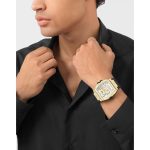 Philipp Plein Skeleton Frosted Automatic Black Rubber Strap PWJFA1025