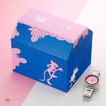 Seiko 5 Sports x Pink Panther Limited Edition Automatic Silver Stainless Steel Bracelet Gift Set SRPM07K1J