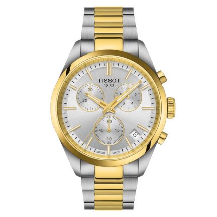 Tissot T-Classic PR 100 Two Tone Stainless Steel Bracelet Chronograph T1504172203100