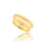 ΒΕΡΕΣ FACAD'ORO ΑΠΟ 14 ΚΑΡΑΤΙΑ ΚΙΤΡΙΝΟ ΧΡΥΣΟ WR-124