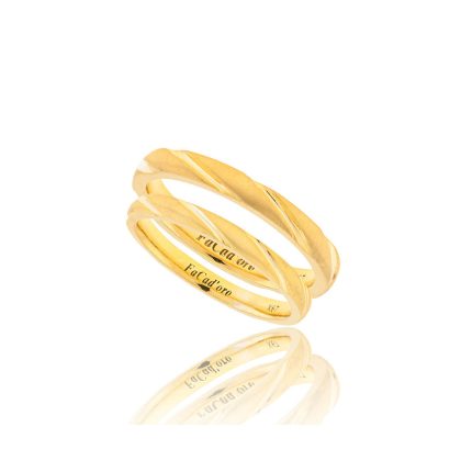 ΒΕΡΕΣ FACAD'ORO ΑΠΟ 14 ΚΑΡΑΤΙΑ ΚΙΤΡΙΝΟ ΧΡΥΣΟ WR-125