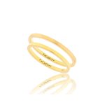 ΒΕΡΕΣ FACAD'ORO ΑΠΟ 14 ΚΑΡΑΤΙΑ ΚΙΤΡΙΝΟ ΧΡΥΣΟ WR-133