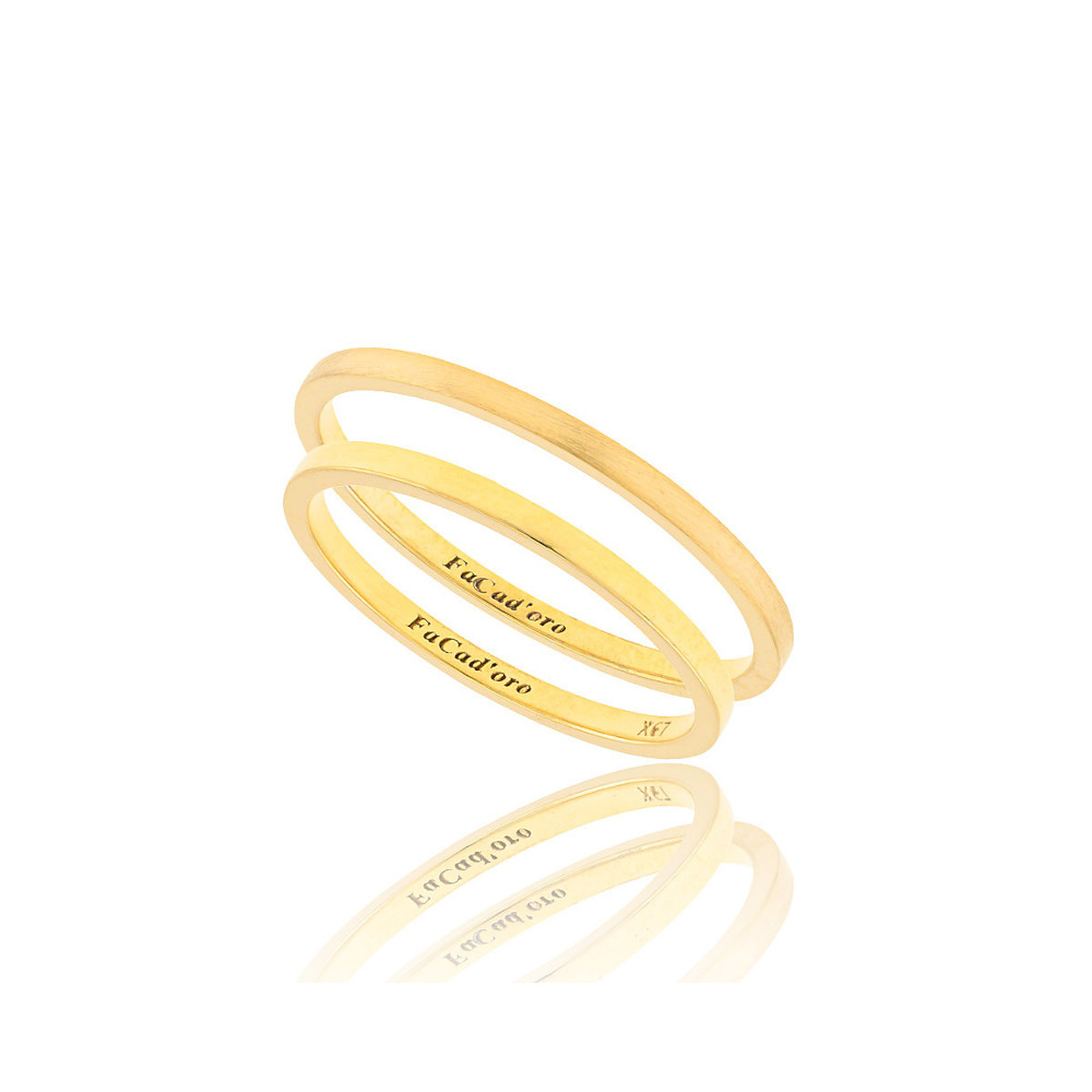 ΒΕΡΕΣ FACAD'ORO ΑΠΟ 14 ΚΑΡΑΤΙΑ ΚΙΤΡΙΝΟ ΧΡΥΣΟ WR-133