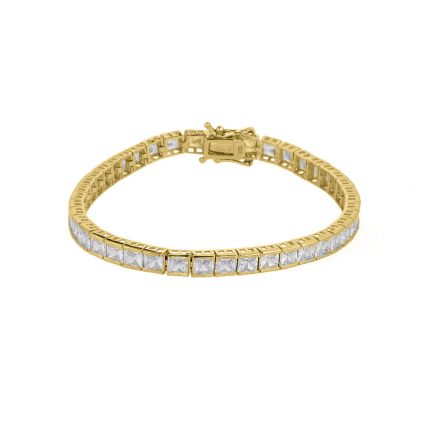 ΝΥΦΙΚΟ ΒΡΑΧΙΟΛΙ ΑΠΟ ΚΙΤΡΙΝΟ ΕΠΙΧΡΥΣΩΜΕΝΟ ΑΣΗΜΙ ΜΕ ΖΙΡΓΚΟΝ 04-06-1733G