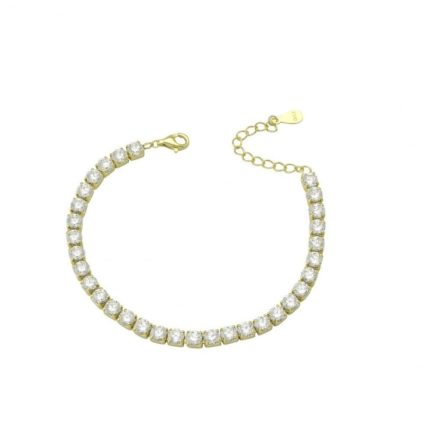 ΝΥΦΙΚΟ ΒΡΑΧΙΟΛΙ ΑΠΟ ΚΙΤΡΙΝΟ ΕΠΙΧΡΥΣΩΜΕΝΟ ΑΣΗΜΙ ΜΕ ΖΙΡΓΚΟΝ 04-06-1883B