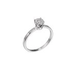 ΜΟΝΟΠΕΤΡΟ DIAMONDJOOLS 18 ΚΑΡΑΤΙΑ ΛΕΥΚΟΧΡΥΣΟ ΜΕ ΔΙΑΜΑΝΤΙΑ EM031