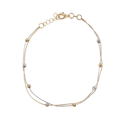 ΒΡΑΧΙΟΛΙ 14 ΚΑΡΑΤΙΑ ΚΙΤΡΙΝΟ ΧΡΥΣΟ ΚΑΙ ΛΕΥΚΟΧΡΥΣΟ 0004-BR241606B