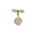 ΠΑΡΑΜΑΝΑ 9 ΚΑΡΑΤΙΑ ΚΙΤΡΙΝΟ ΧΡΥΣΟ ΚΑΙ ΛΕΥΚΟΧΡΥΣΟ ΜΕ ΚΡΕΜΑΣΤΟ ΦΥΛΑΧΤΟ 0071-PA257033