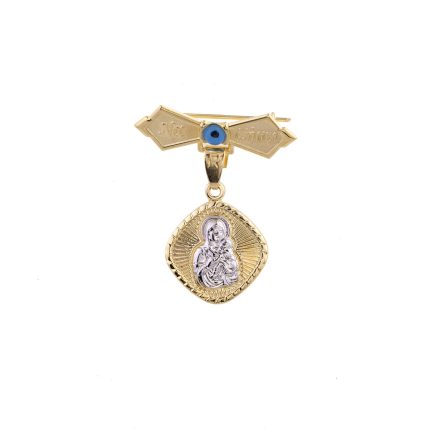 ΠΑΡΑΜΑΝΑ 9 ΚΑΡΑΤΙΑ ΚΙΤΡΙΝΟ ΧΡΥΣΟ ΚΑΙ ΛΕΥΚΟΧΡΥΣΟ ΜΕ ΚΡΕΜΑΣΤΟ ΦΥΛΑΧΤΟ 0071-PA257033