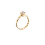 ΜΟΝΟΠΕΤΡΟ 14 ΚΑΡΑΤΙΑ ΚΙΤΡΙΝΟ ΧΡΥΣΟ ΜΕ ΖΙΡΓΚΟΝ 0093-DA257097